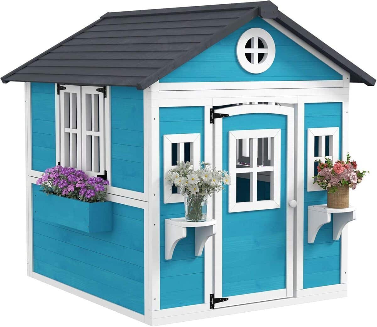 Test : cabane enfant extérieure Outsunny avec jardinières
