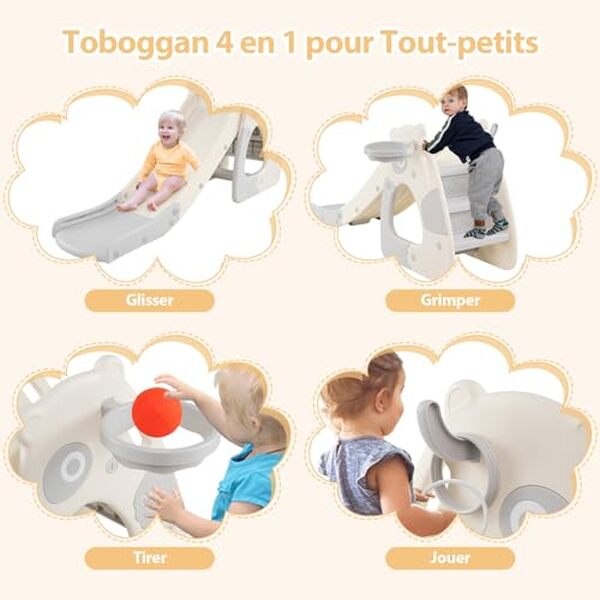 Découvrez notre test complet du toboggan Costway 4 en 1 avec aire de jeu panda : caractéristiques, avantages et avis pour le meilleur choix de loisir enfant. 