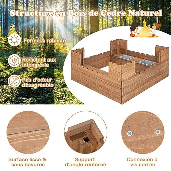 Découvrez notre test complet du bac à sable en bois Costway : qualité, confort et divertissement optimal pour vos enfants. Avis détaillé et conseils d'achat. 
