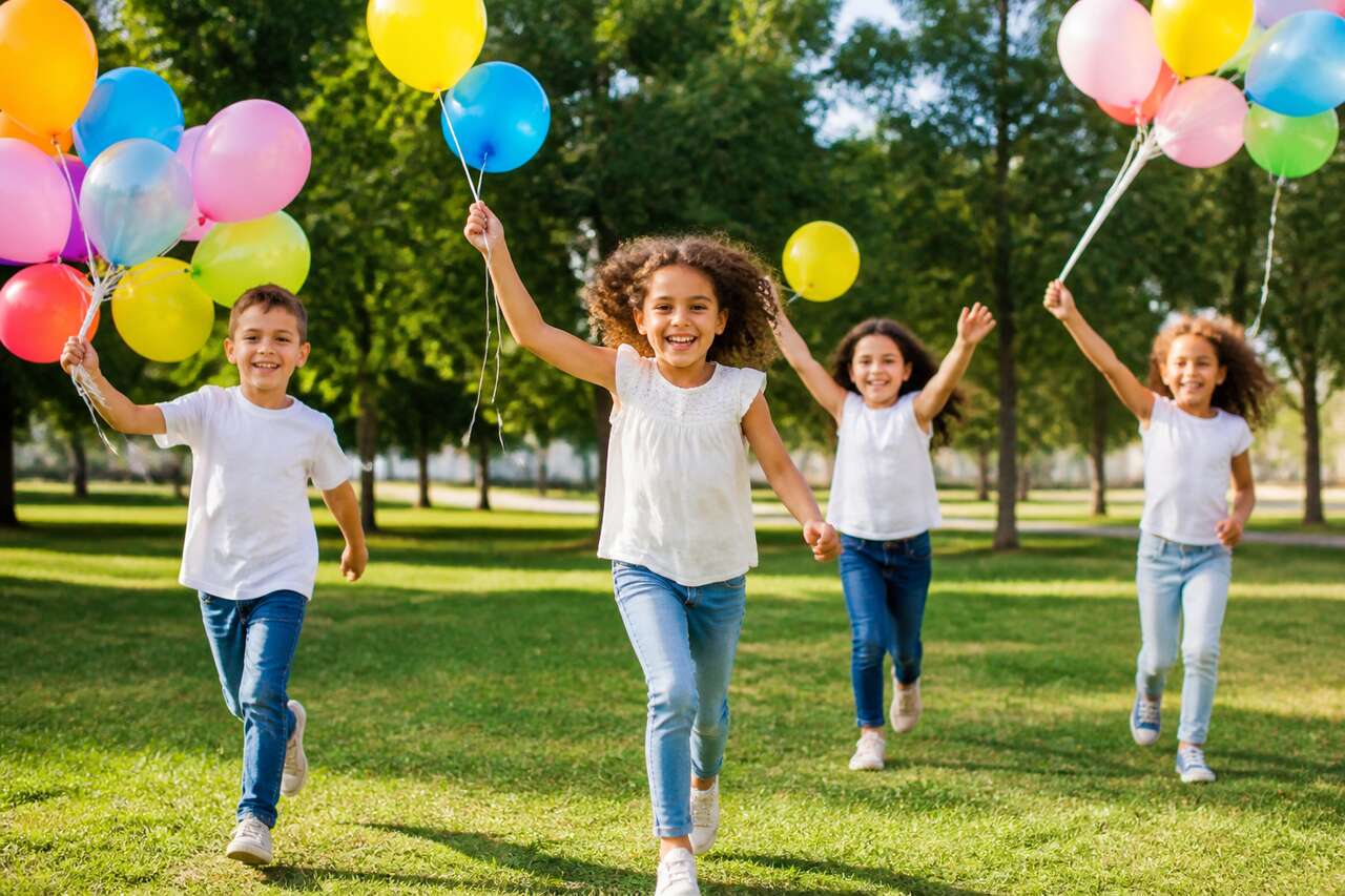 Activités ludiques avec un ballon pour enfants