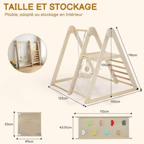 Découvrez notre test complet de l'ensemble escalade pliable LEADZM 7 en 1 pour tout-petits : caractéristiques, avantages et avis d'experts pour choisir le meilleur jouet d'escalade. 