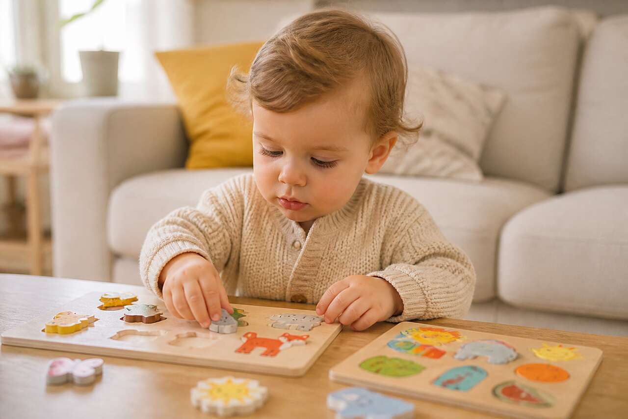 Les types de puzzles adapt&eacute;s de 15 &agrave; 18 mois
