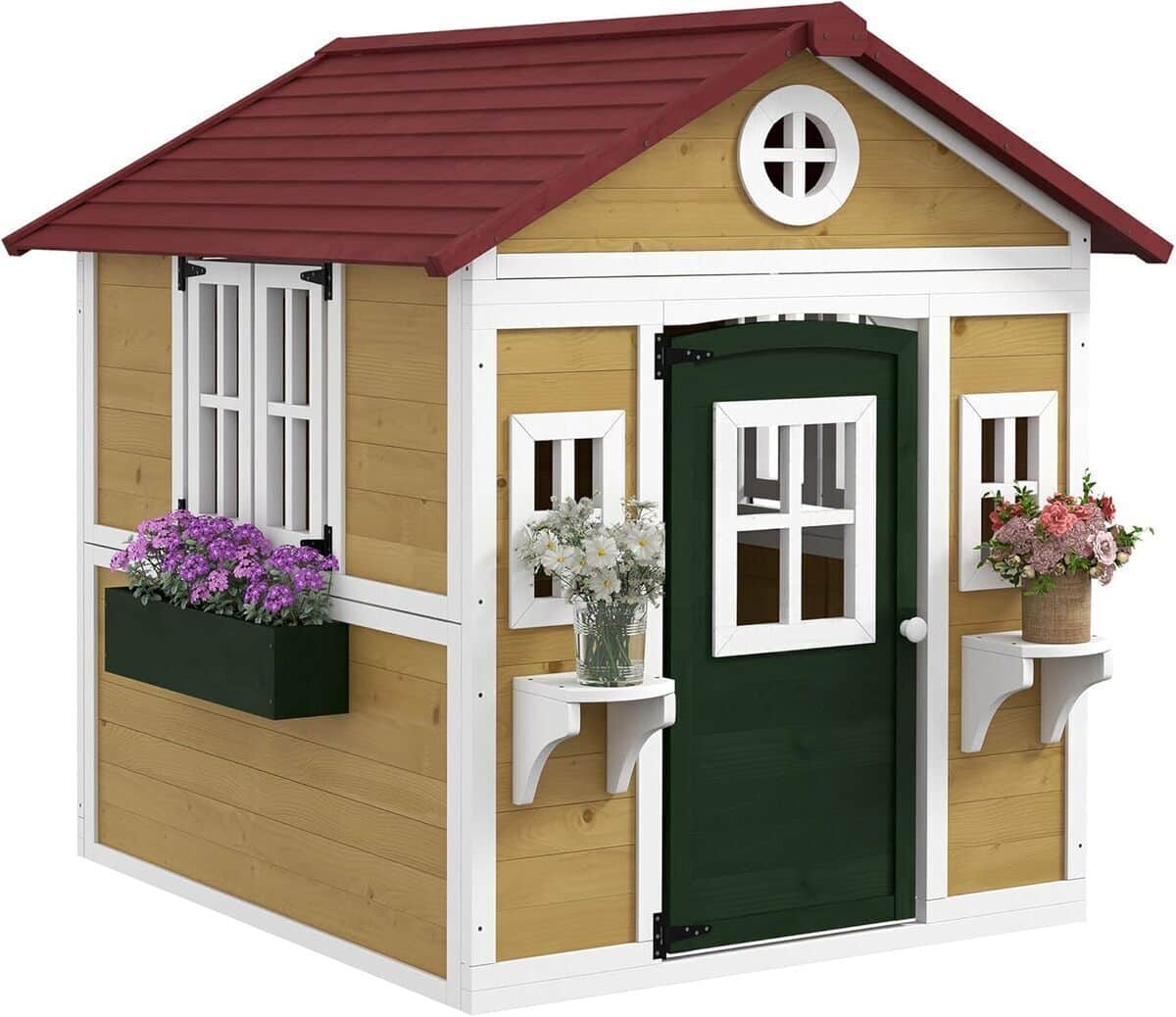 Test : cabane extérieure pour enfant Outsunny 3-8 ans