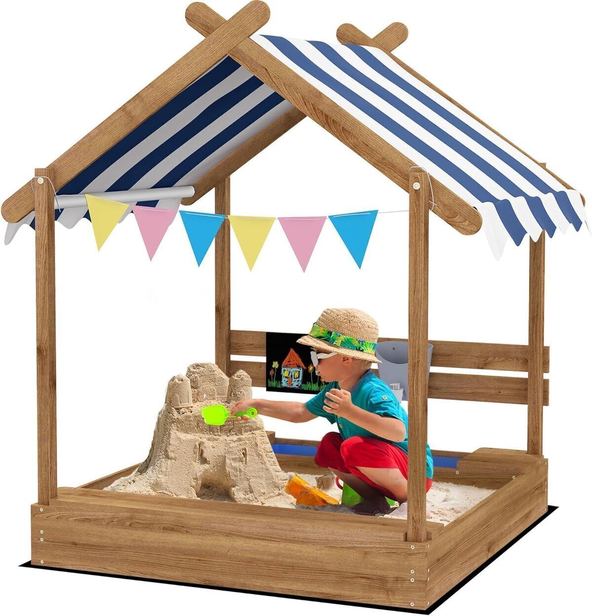 Test du bac à sable maison Outsunny : jeu et créativité pour enfants