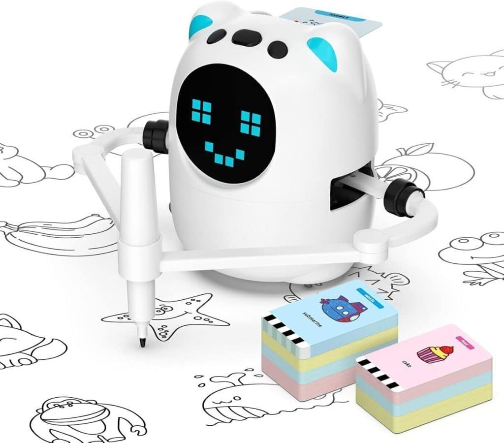 Test du robot de dessin éducatif Montessori pour enfants