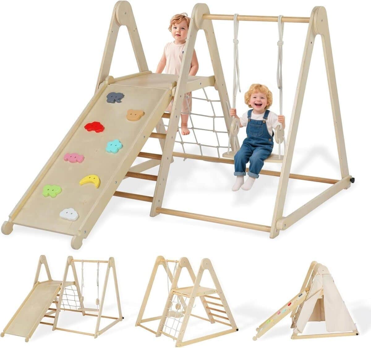 Test : ensemble escalade pliable LEADZM 7 en 1 pour tout-petits