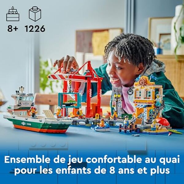 Test détaillé du set Lego City port 60422 avec navire marchand : découvrez les caractéristiques, la construction et nos avis sur cet ensemble portuaire. 