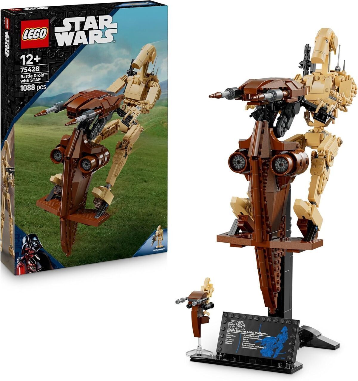 Avis sur le LEGO Star Wars 75428 : droïde de combat et son speeder