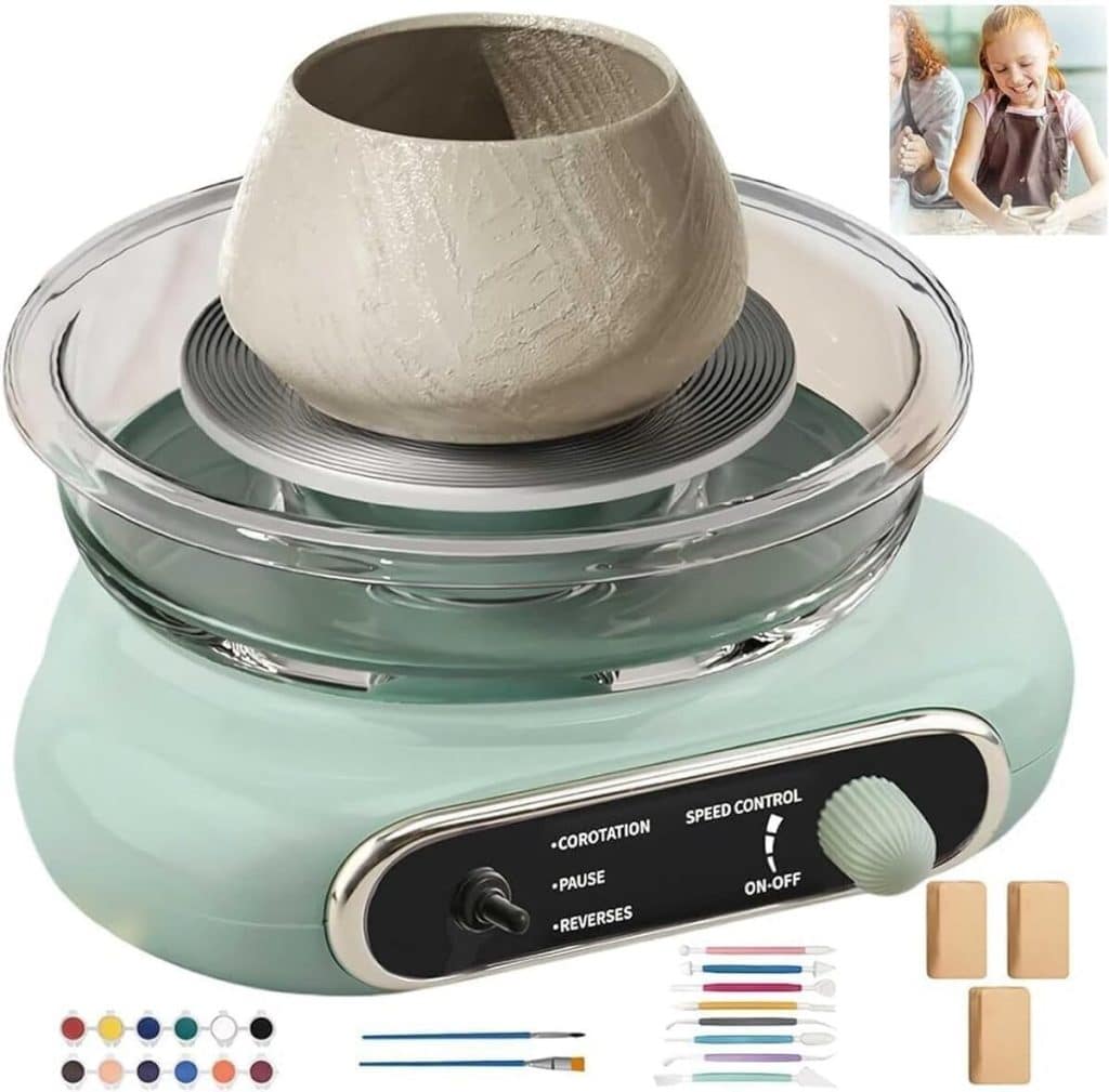 Test de la mini machine électrique à poterie : idéal pour débutants et enfants