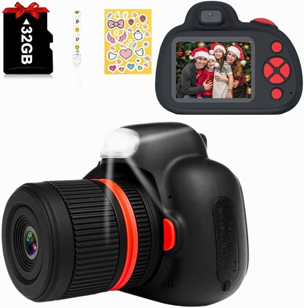 Test de l'appareil photo Morexinya pour enfants : écran IPS 2, 4 pouces