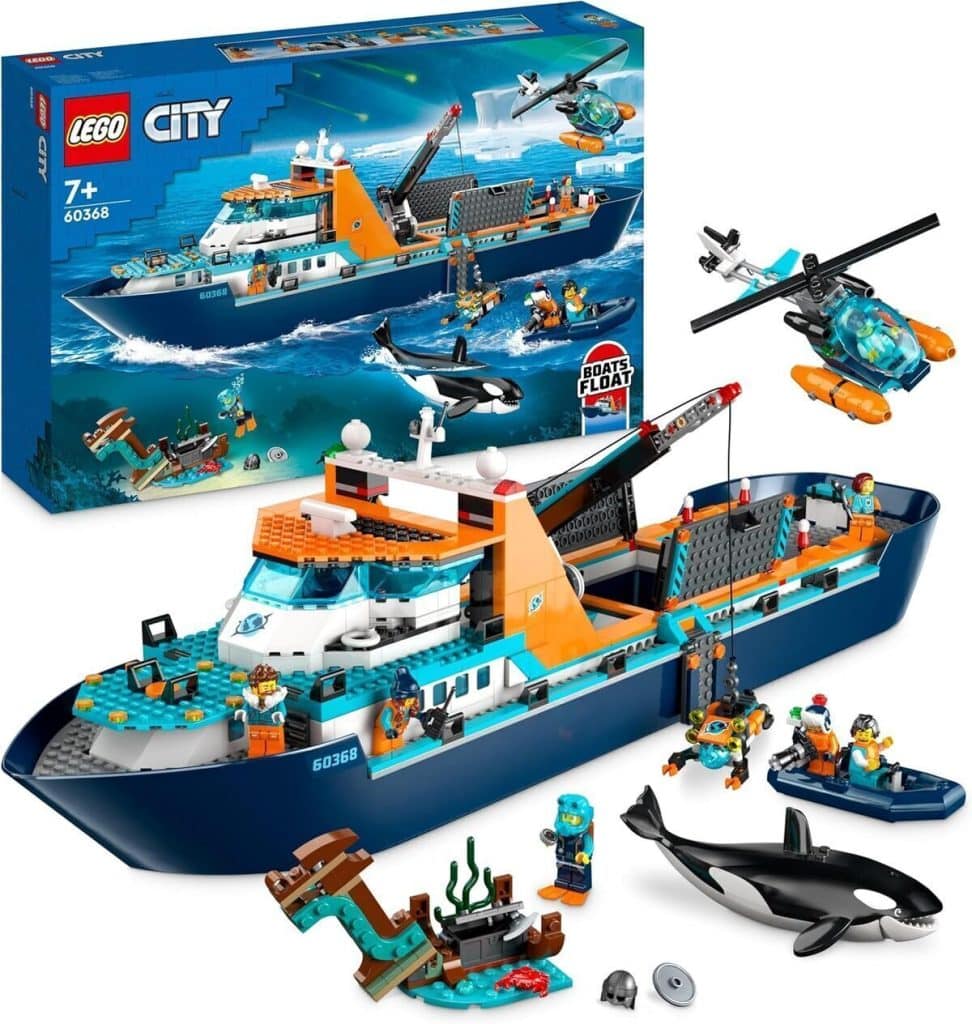 Test du navire d'exploration LEGO 60368 City : aventure arctique complète