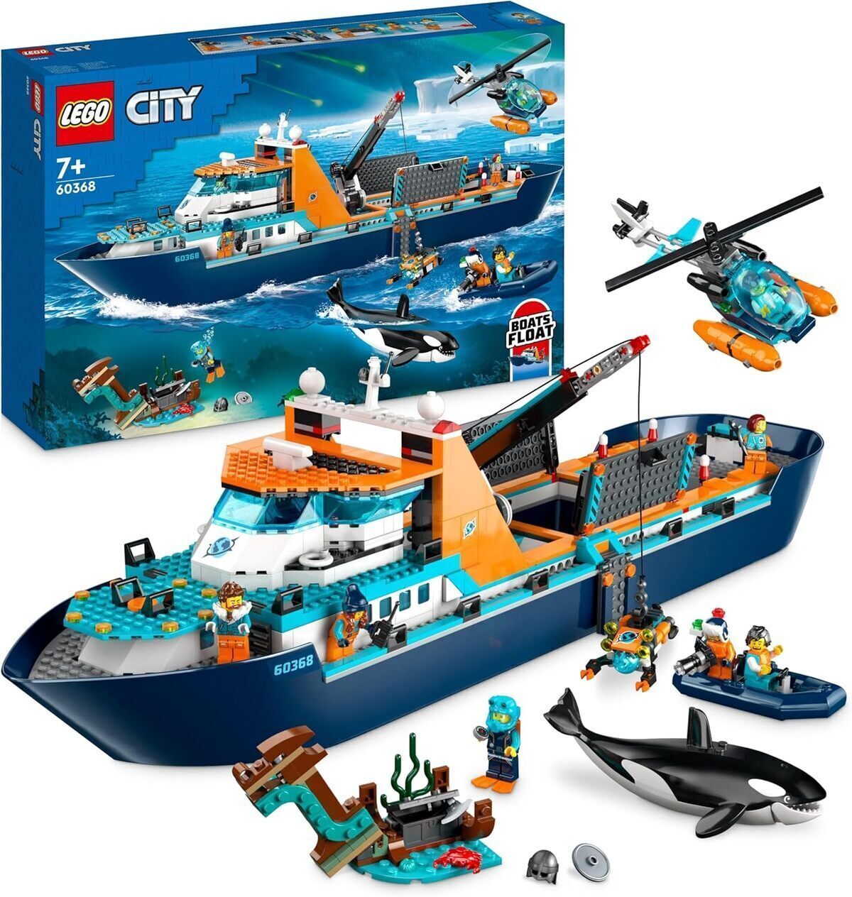 Test du navire d'exploration LEGO 60368 City : aventure arctique complète