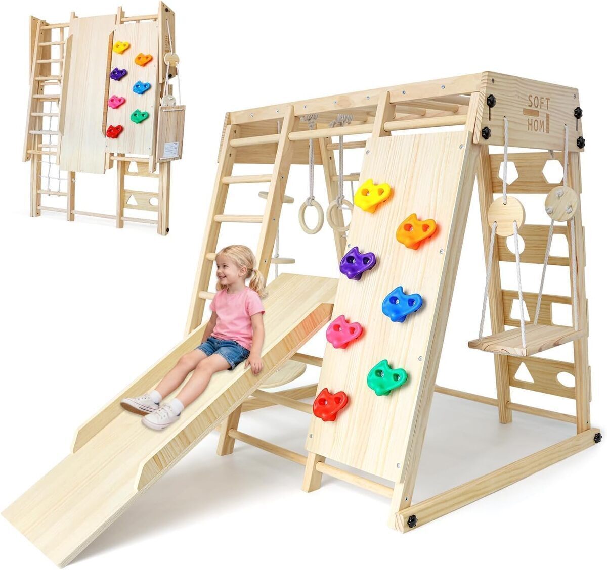 Test du Softhom Maxi aire de jeux 10 en 1 pour enfants