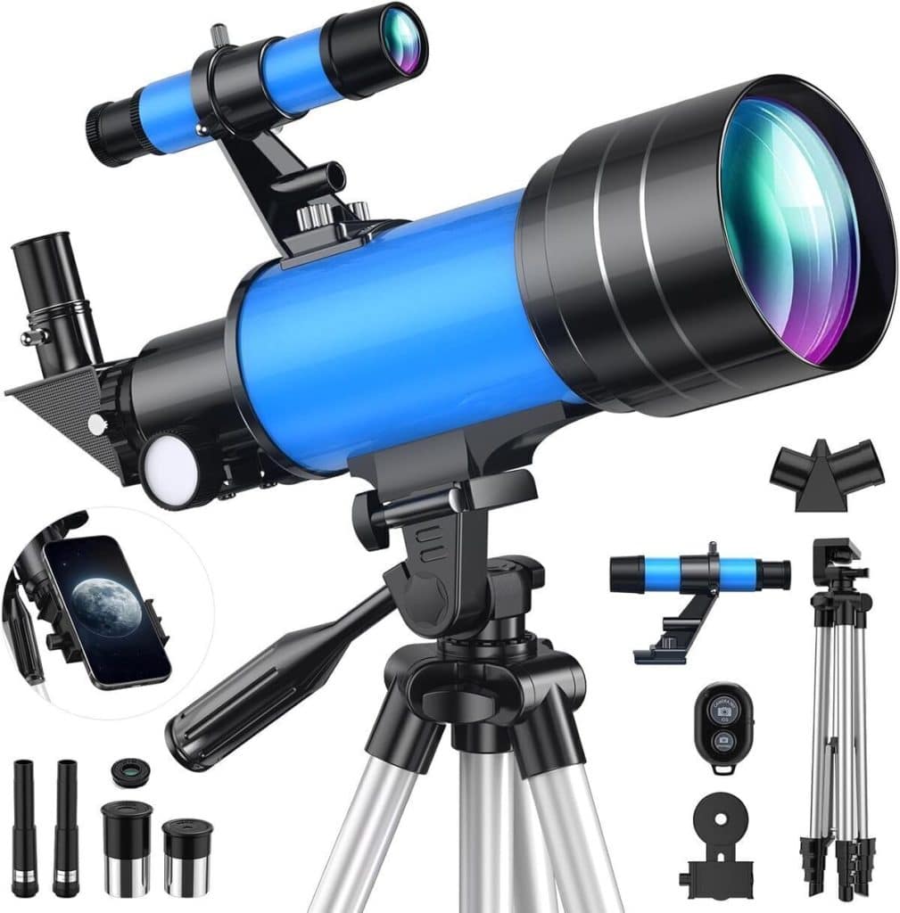 Test du télescope 70mm réfracteur multicoque : débutants et passionnés