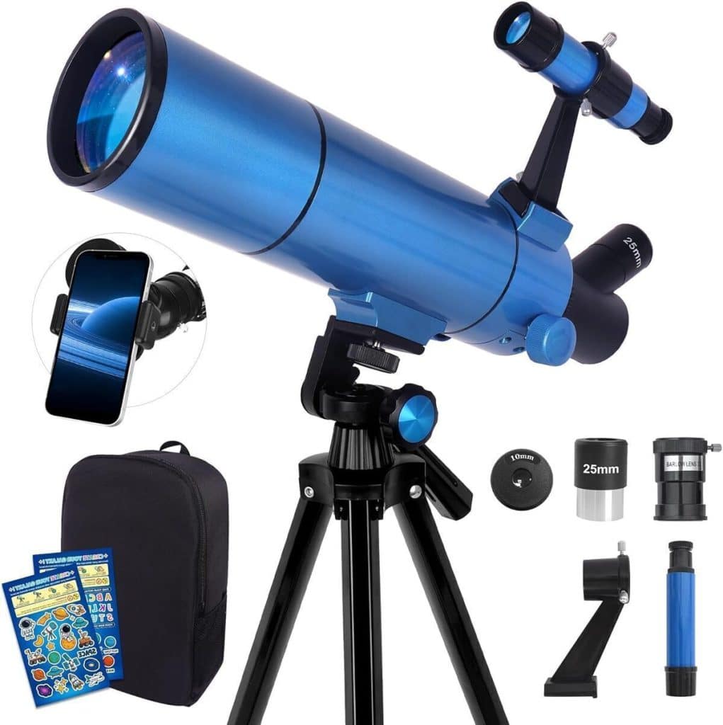 Test du télescope 80500 : observations lunaires simplifiées