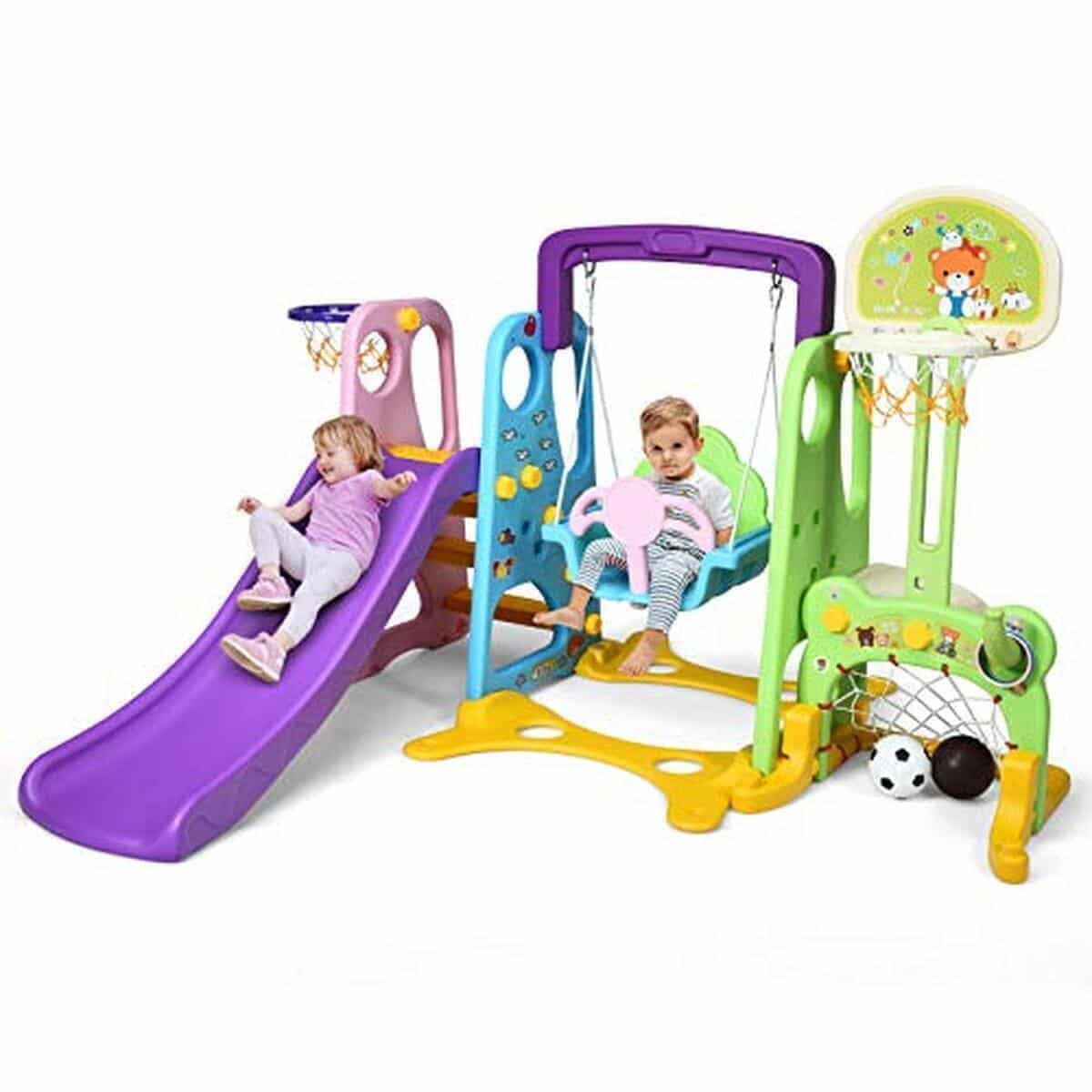 Test du toboggan 6 en 1 Dreamade : jeu complet pour enfants