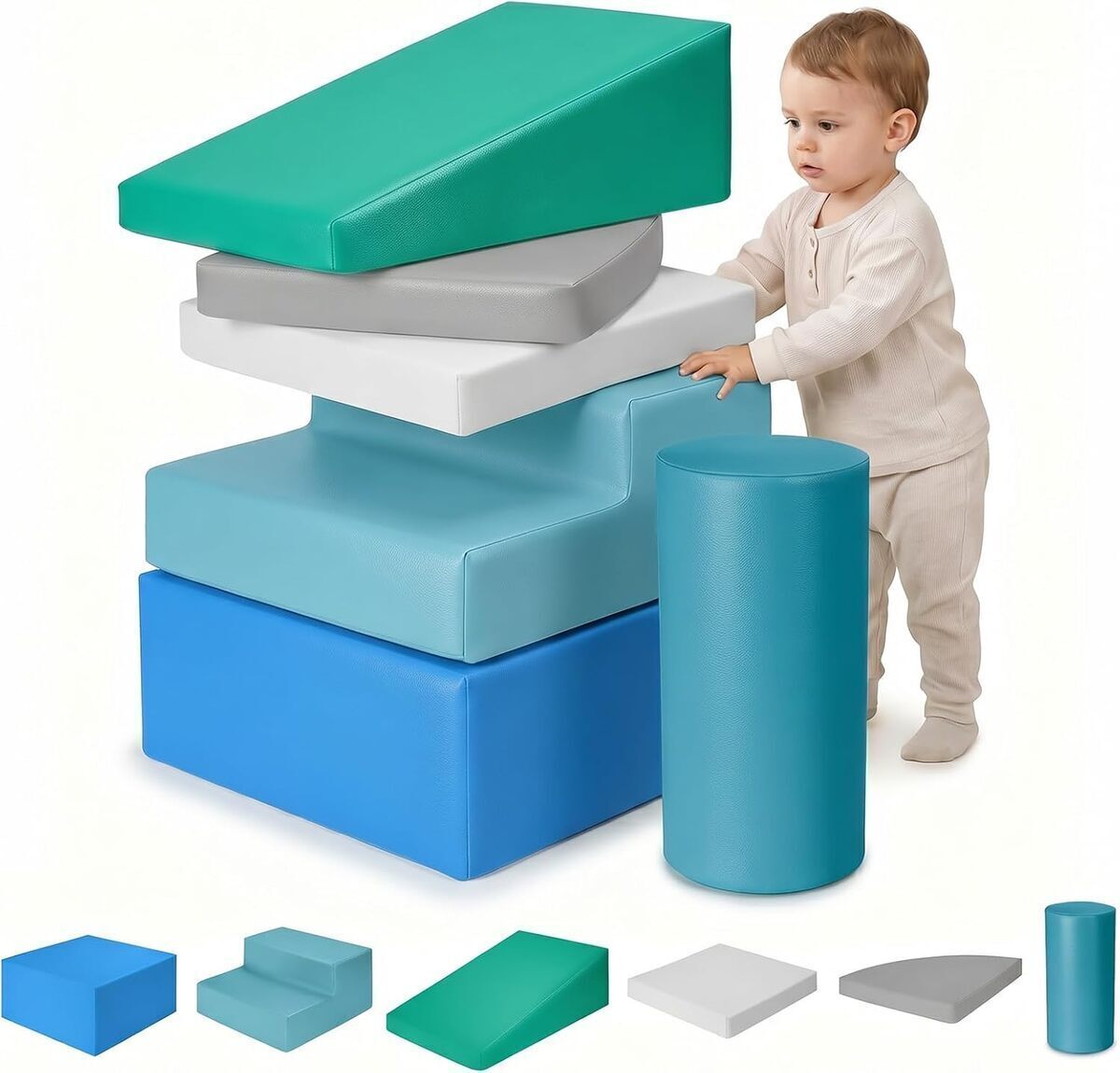 Test : parcours motricité JungleDove, 6 pièces pour bébés