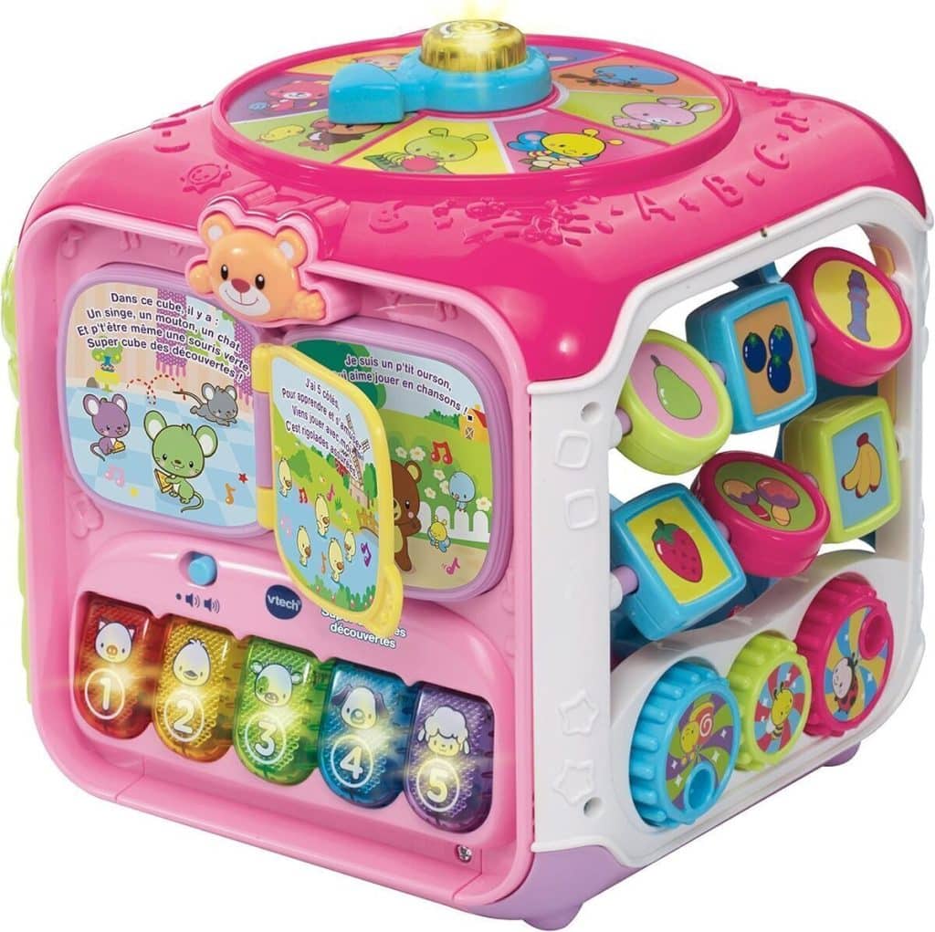 Test : vTech Super Cube des découvertes rose 183455