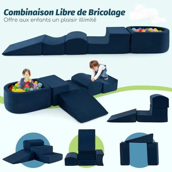 Découvrez notre test complet du parcours motricité bébé en mousse Costway 5 pièces : caractéristiques, avantages et avis pour choisir le meilleur équipement de jeu pour votre enfant. 