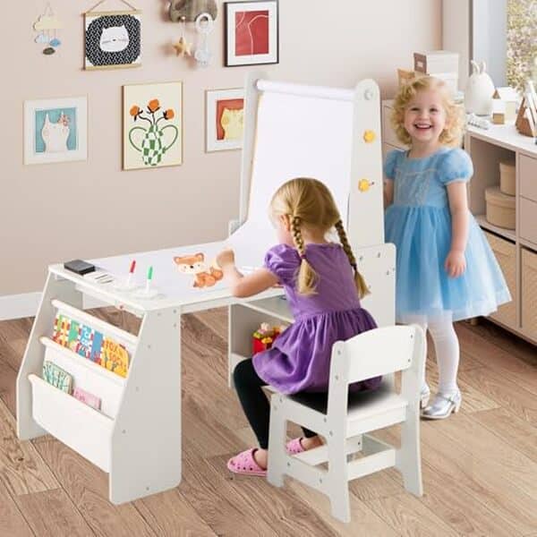 Découvrez notre test complet du bureau enfant Costway gris avec chaise et tableau multifonction. Design pratique, fonctionnalités, prix et avis pour bien équiper l'espace de travail de votre enfant.