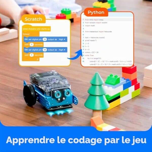 Découvrez le test complet du Makeblock mBot2 : un robot éducatif innovant pour initier les enfants au codage et à l'intelligence artificielle de manière ludique et progressive.