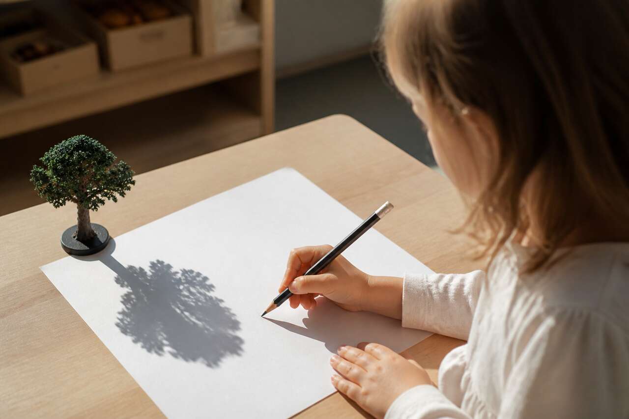 Dessiner avec les ombres en méthode Montessori : astuces et conseils