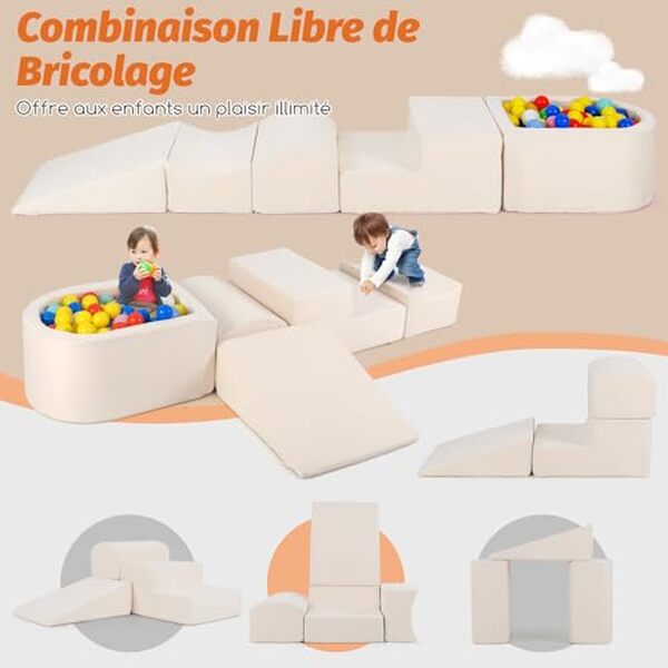 Découvrez notre test détaillé du parcours motricité bébé Costway 5pcs avec piscine à balles : caractéristiques, avantages et avis pour bien choisir.