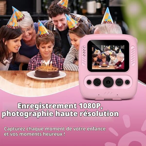 Découvrez notre test complet de l'appareil photo instantané enfant 48 MP : caractéristiques, performances, avantages et inconvénients pour bien choisir. 