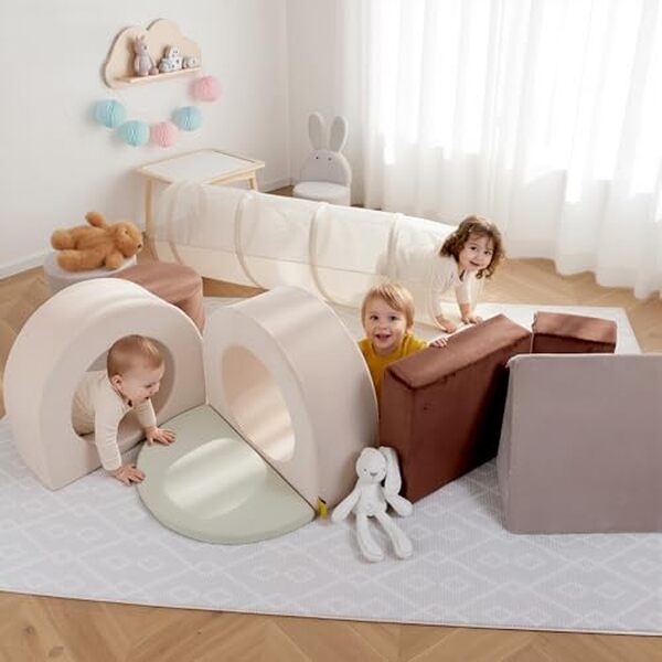 Découvrez le test complet du parcours motricité BanaSuper : blocs de mousse, tunnel de jeu et tous les avis pour développer la motricité de bébé en toute sécurité.