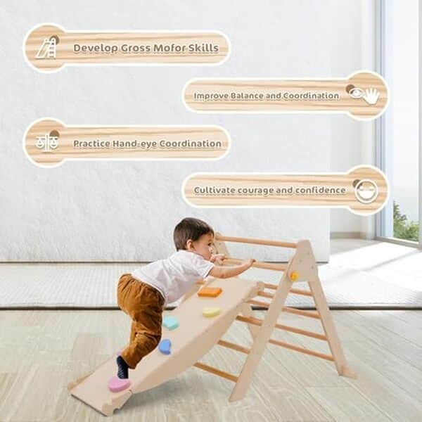 Découvrez notre test détaillé du triangle arche Montessori 4 en 1 pour enfants : caractéristiques, avantages et conseils pour bien choisir cet équipement d'éveil.