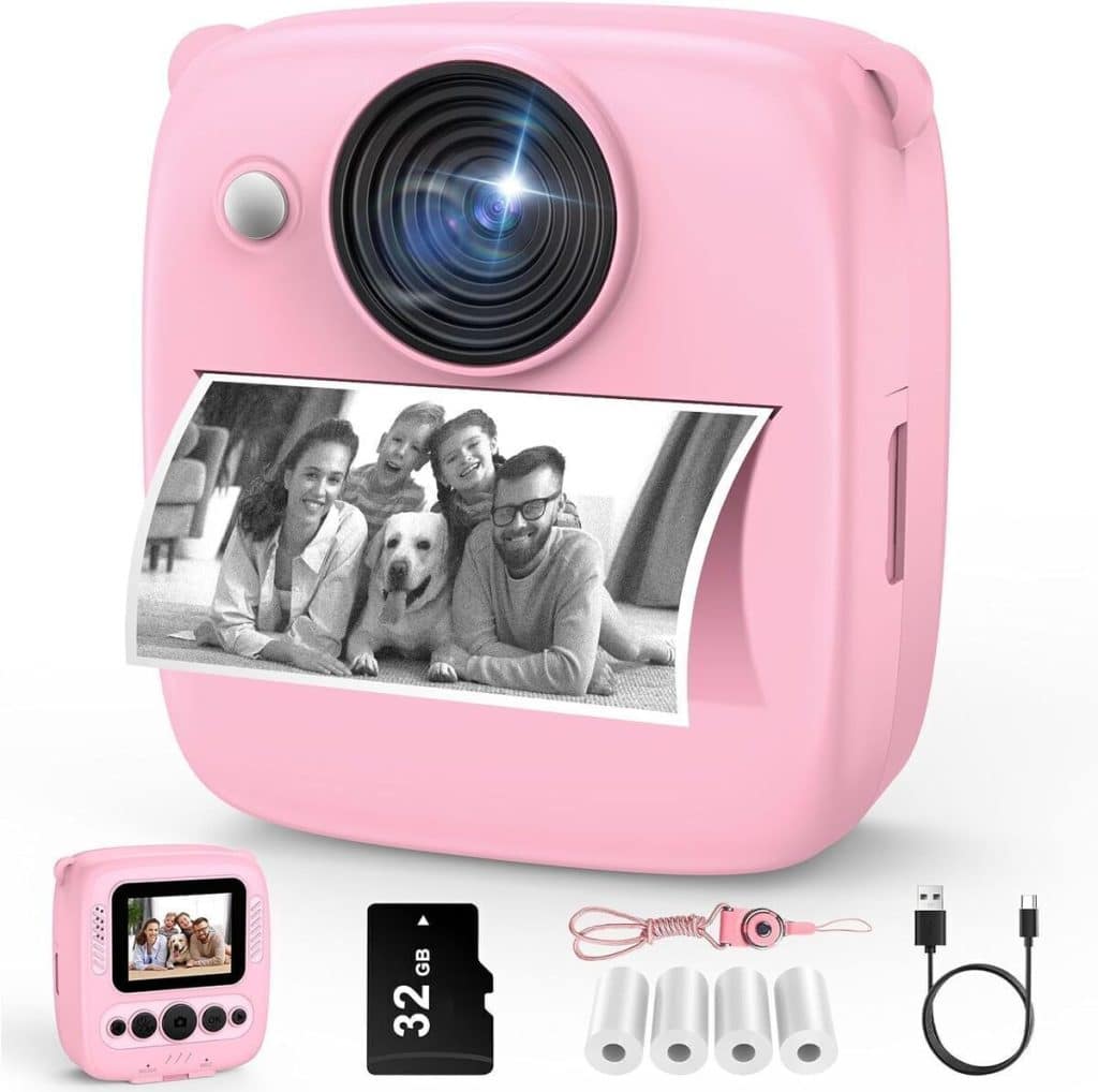 Test : appareil photo instantané enfant 48 MP