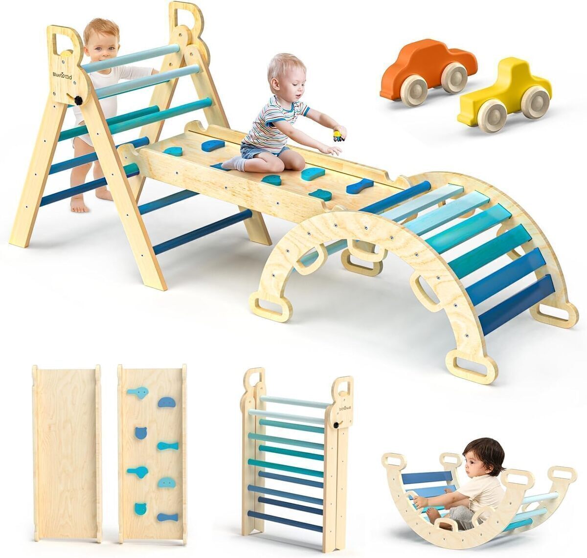 Test : cadre d'escalade BlueWood Montessori pour bébé