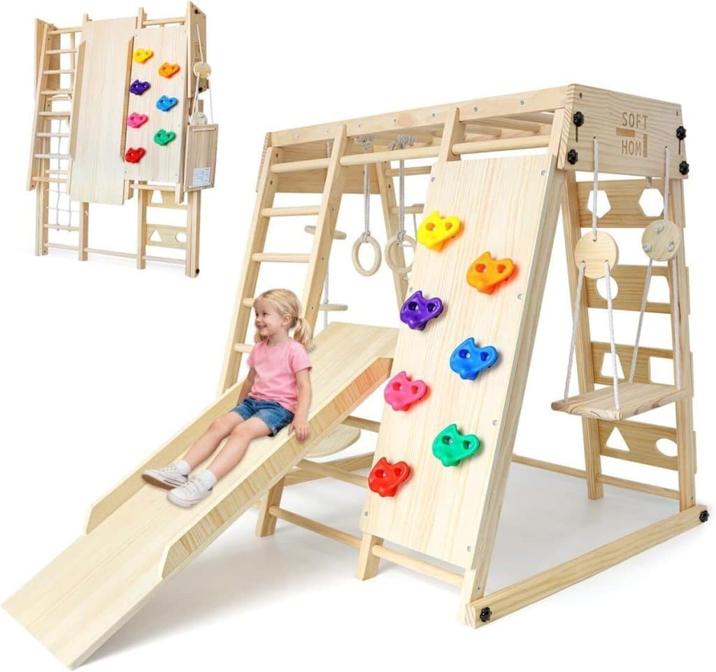 Test de l'aire de jeux multifonctionnelle Softhom 10 en 1 pour enfants