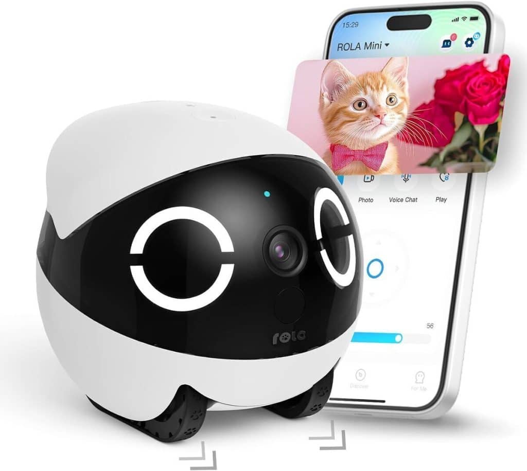 Test du Enabot ROLA Mini FamilyBot : robot caméra 2k pour animaux