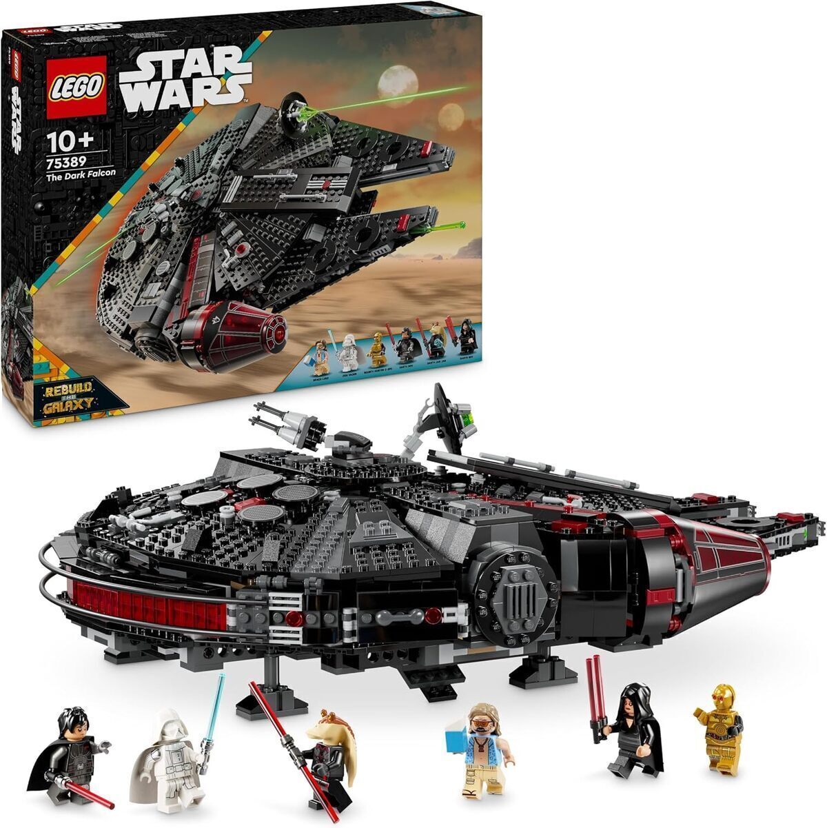 Test du LEGO Star Wars 75389 : le faucon noir et ses fonctionnalités impressionnantes