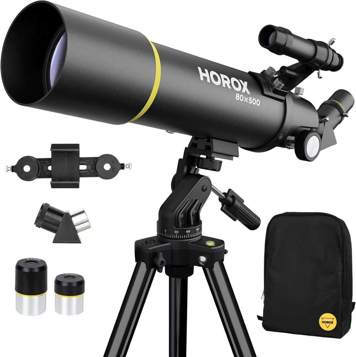 Test du télescope réfracteur 80 mm pour débutants