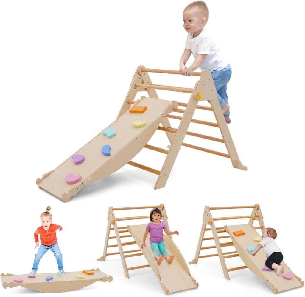 Test du triangle arche Montessori 4 en 1 pour enfants