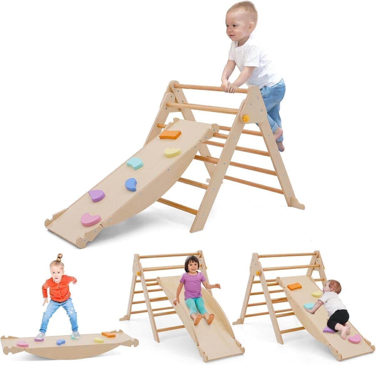 Test du triangle arche Montessori 4 en 1 pour enfants