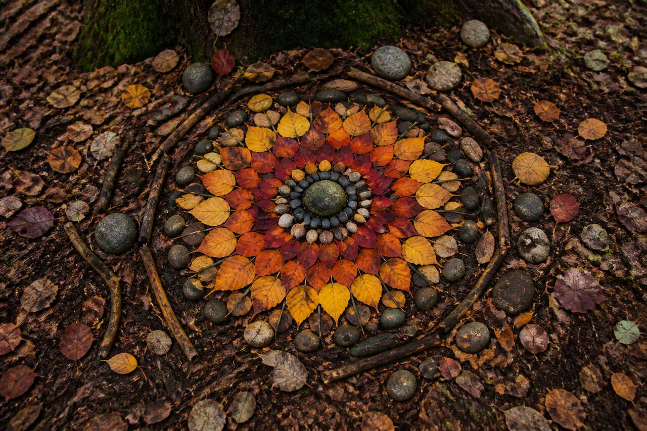 Land Art en Automne : idées créatives et nature