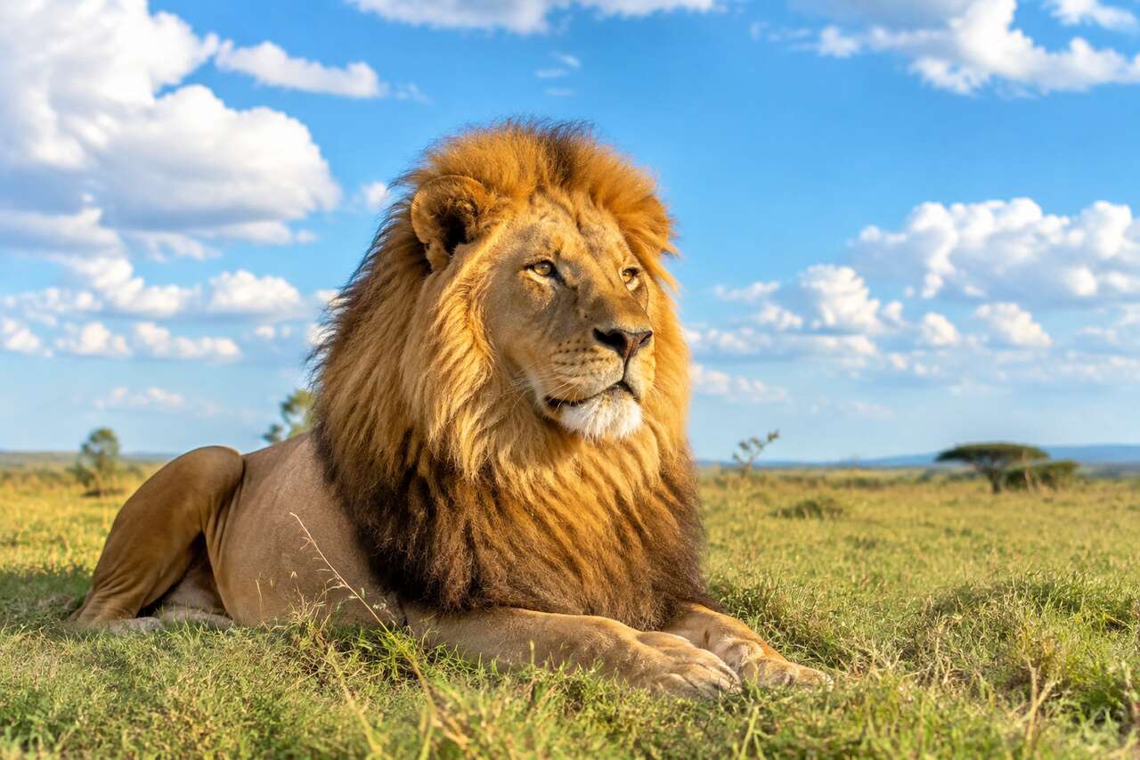 Lion: roi de la savane, pas de la jungle Lion: roi de la savane, pas de la jungle