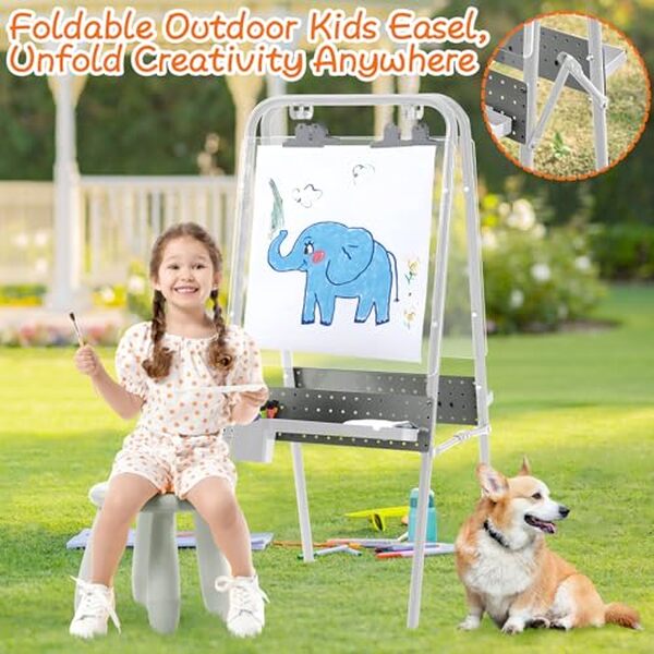 Découvrez notre test du chevalet de peinture extérieur FUNLIO gris pour enfants. Qualité, design et durabilité : tout ce qu'il faut savoir avant d'acheter.