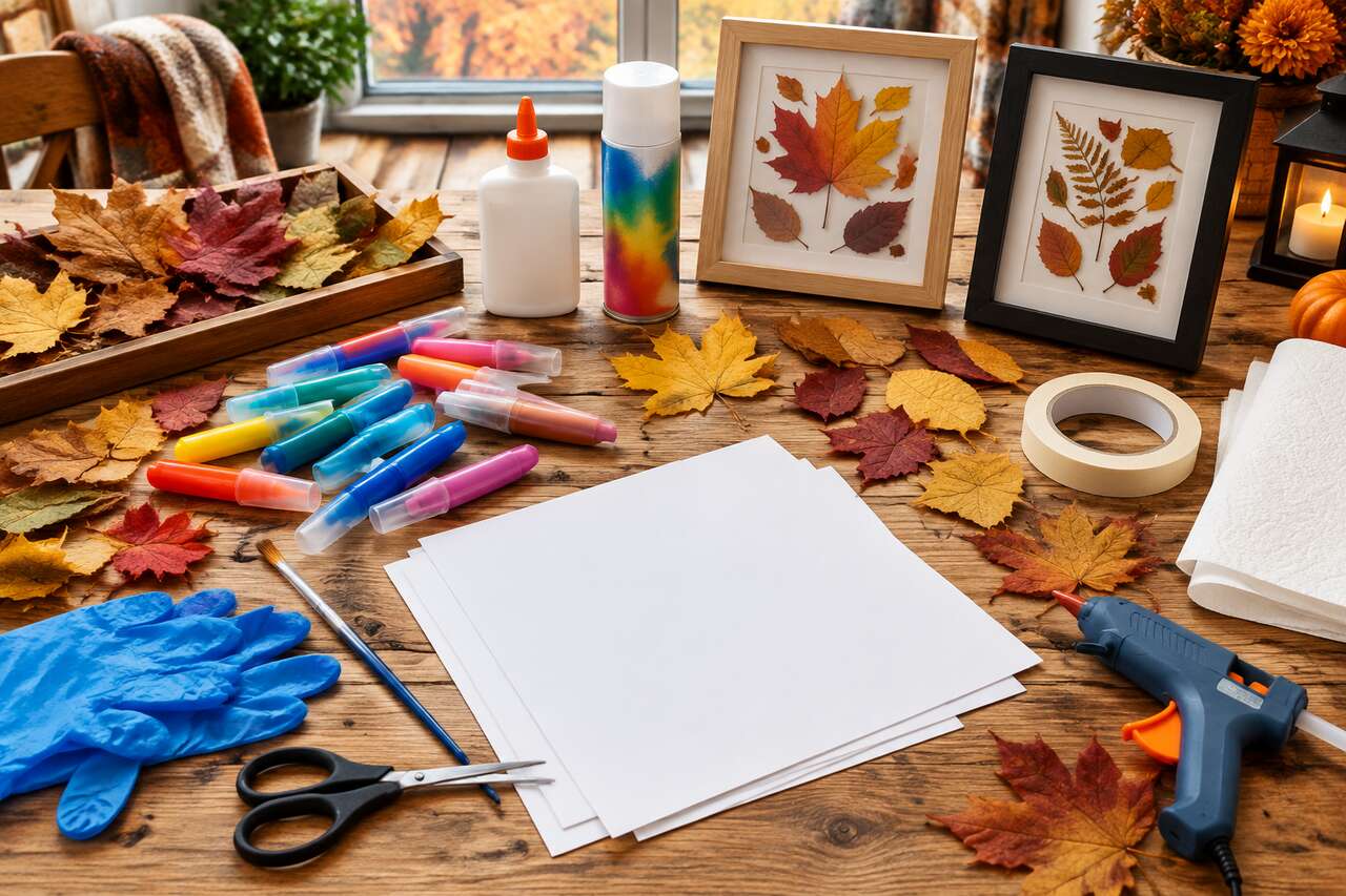 Activité automnale : créer avec des feuilles et des Blopens
