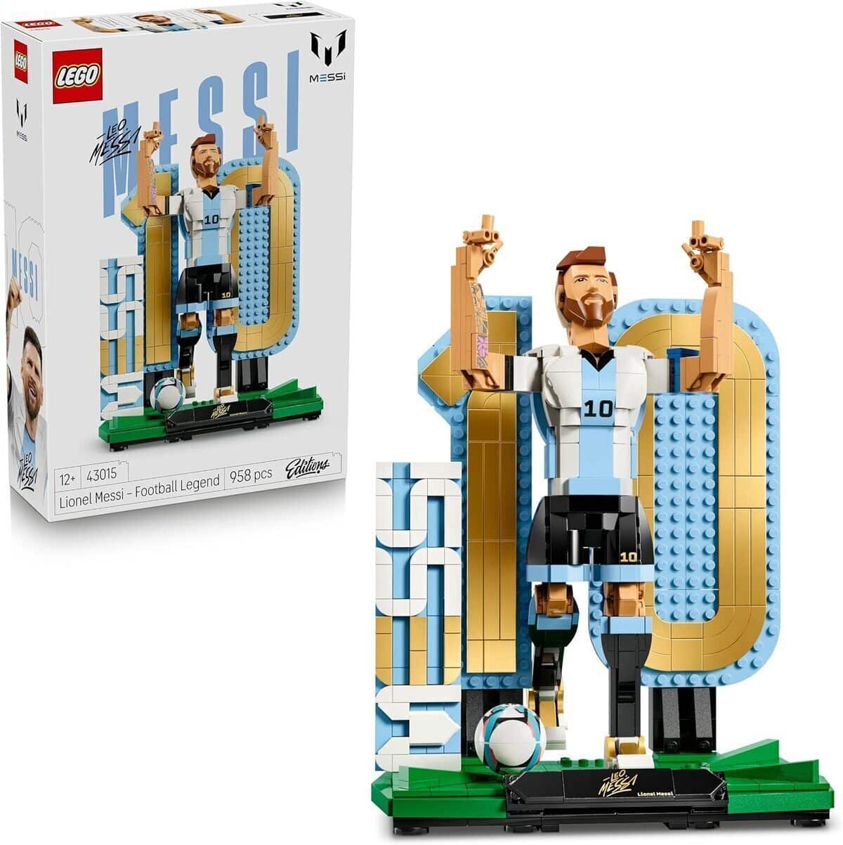 Avis sur la figurine LEGO Lionel Messi 3D : décoration sportive incontournable