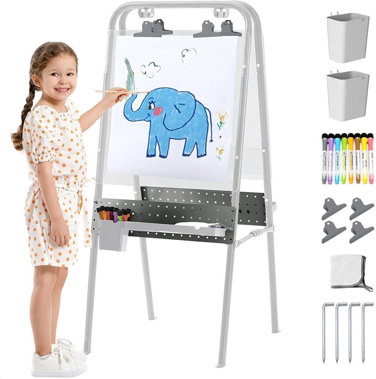 Test : chevalet de peinture extérieur FUNLIO pour enfants en gris