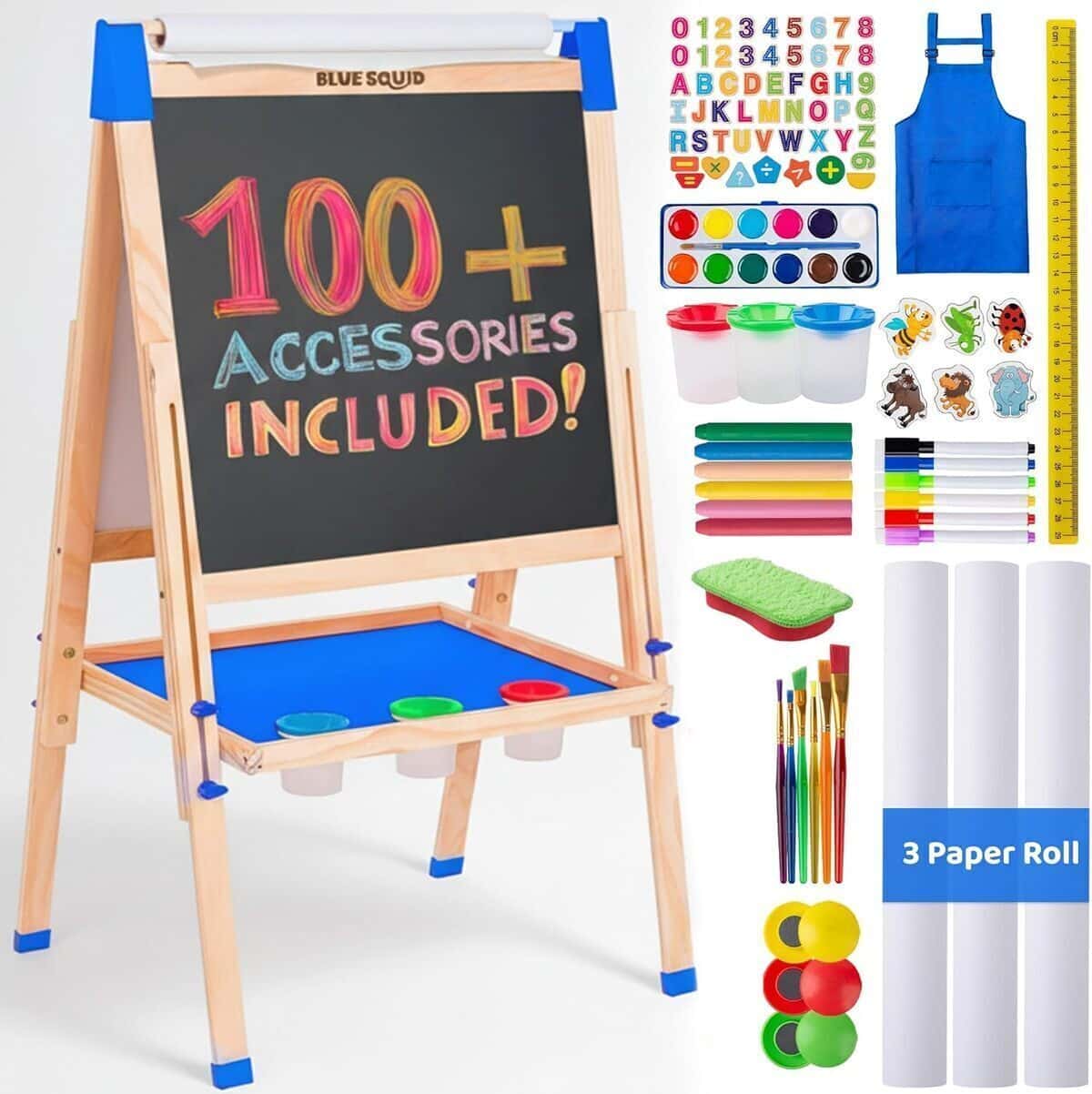 Test : chevalet de peinture pour enfants 3 en 1 avec tableau double face magnétique