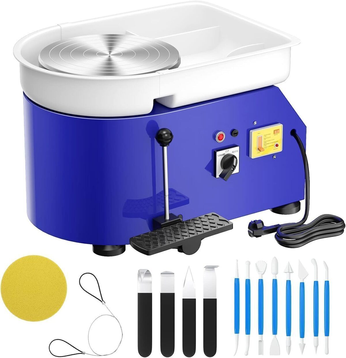Test de la roue de poterie électrique Skytou 350 W