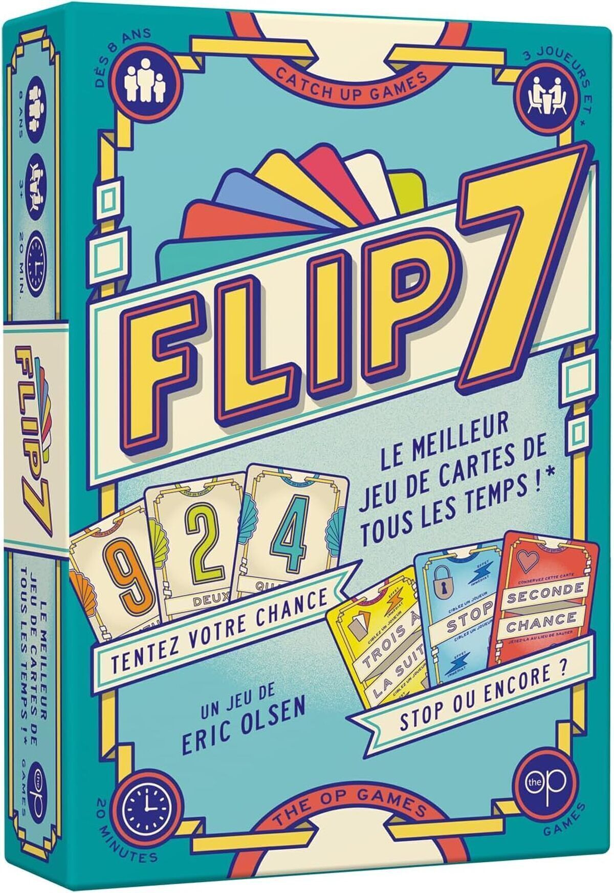 Test du jeu de cartes Catch Up Games Flip 7 : rapide et malin