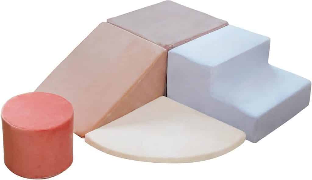 Test du jeu de motricité BanaSuper : blocs mousse éducatifs et structure antidérapante