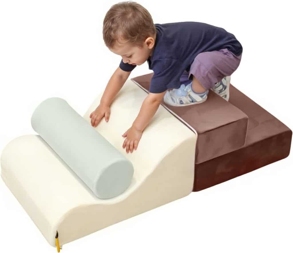 Test du parcours motricité BanaSuper pour bébé : blocs mousse éducatifs