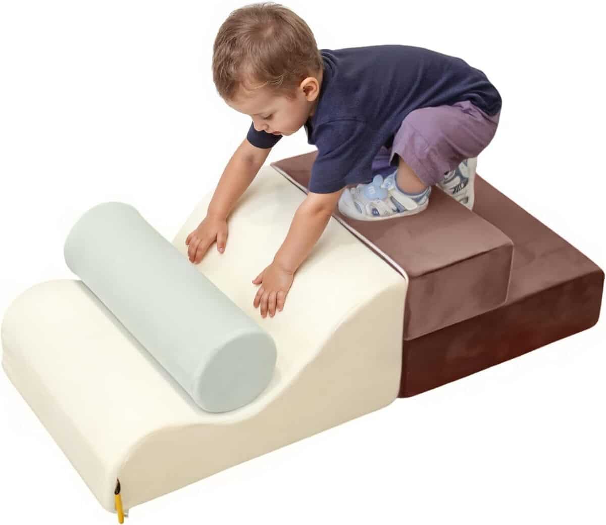 Test du parcours motricité BanaSuper pour bébé : blocs mousse éducatifs
